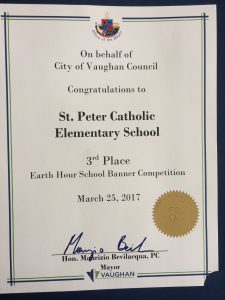 St. Peter Won 3rd Place in Banner Competition!